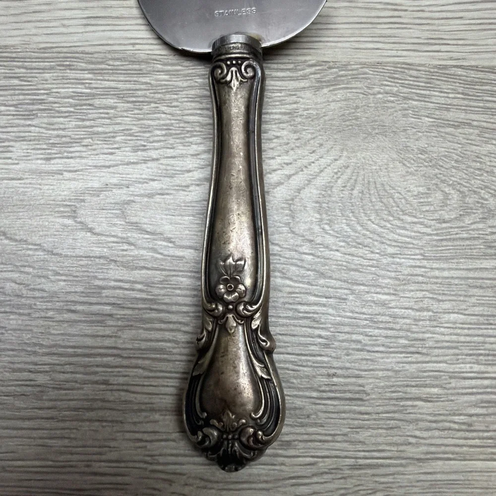 Vintage Lot Of 3 Sterling Silver Handle Silverware. Steak Knife, Carving Fork